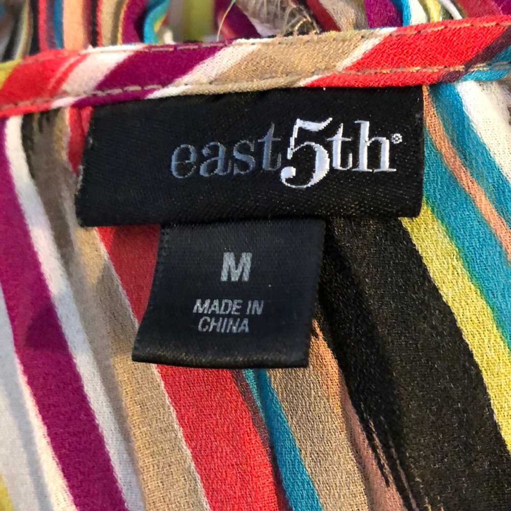 Multicolored, Ruffled Blouse - Picture 6 of 6